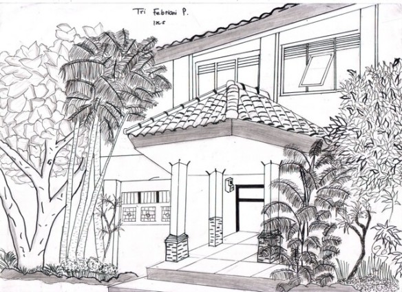 Detail Gambar Sketsa Lingkungan Rumah Nomer 32