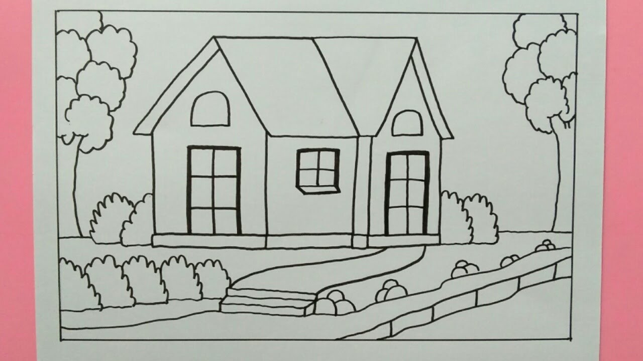 Detail Gambar Sketsa Lingkungan Rumah Nomer 39