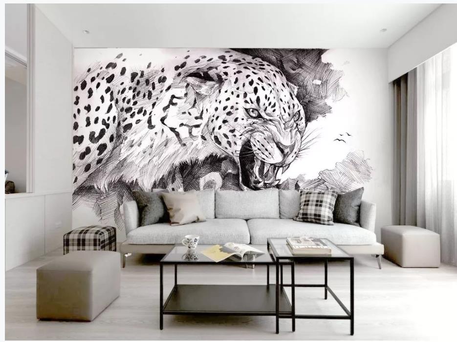 Detail Gambar Sketsa Macan Nomer 43