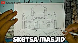 Detail Gambar Sketsa Masjid Nomer 41