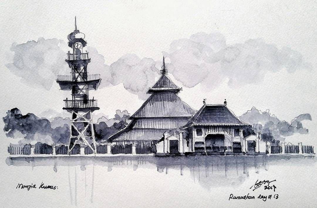 Detail Gambar Sketsa Masjid Nomer 52