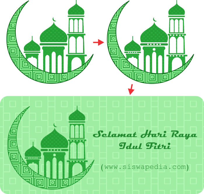 Detail Gambar Sketsa Masjid Dan Ketupat Nomer 8