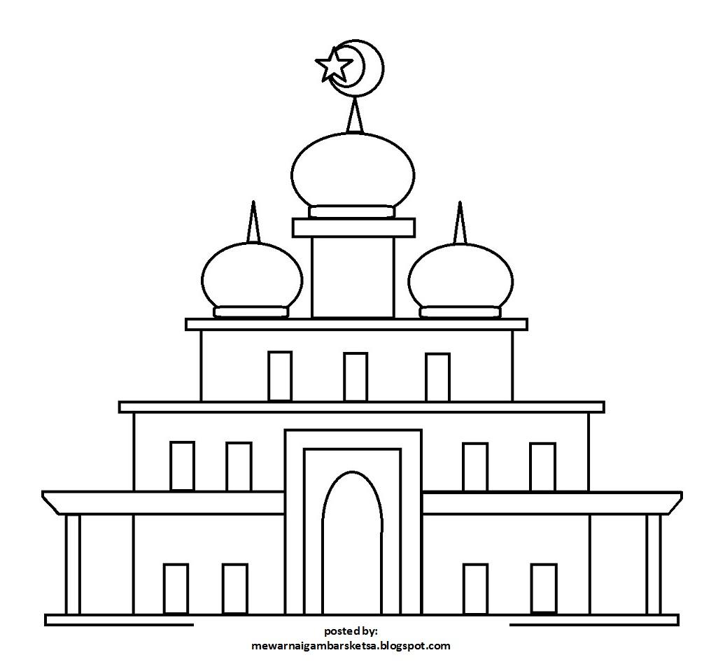 Detail Gambar Sketsa Masjid Sederhana Gambar Sketsa Orang Naik Onta Nomer 5