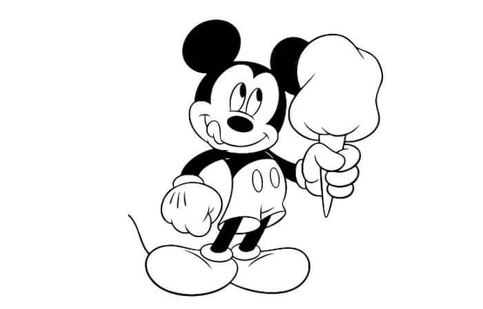 Detail Gambar Sketsa Mickey Mouse Nomer 7