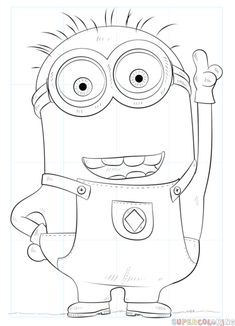 Detail Gambar Sketsa Minion Nomer 4