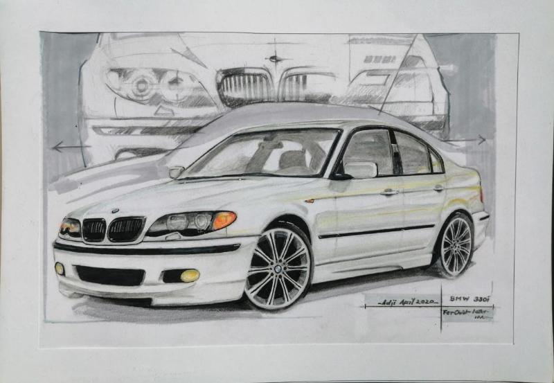 Detail Gambar Sketsa Mobil Dari Atas Nomer 36