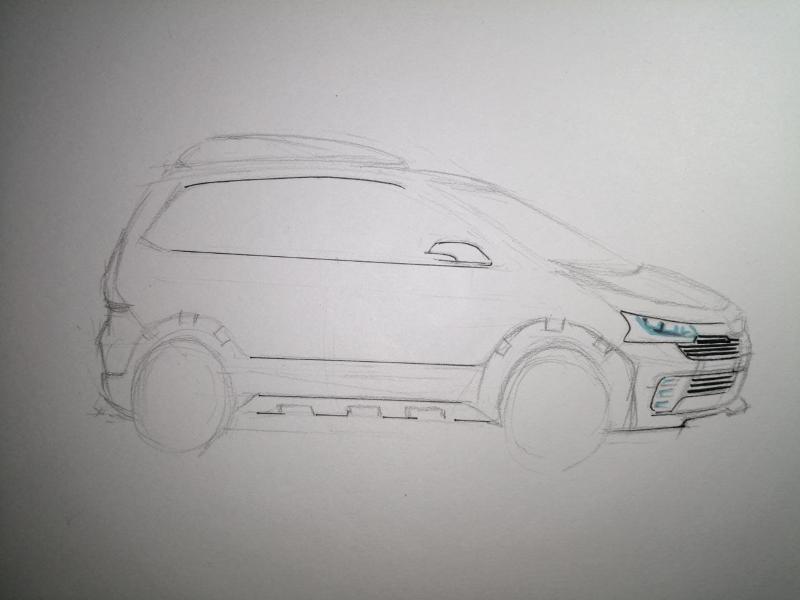 Detail Gambar Sketsa Mobil Innova Nomer 14