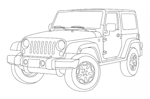 Detail Gambar Sketsa Mobil Jeep Nomer 16