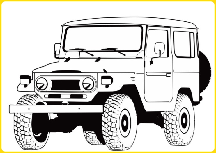 Detail Gambar Sketsa Mobil Jeep Nomer 8