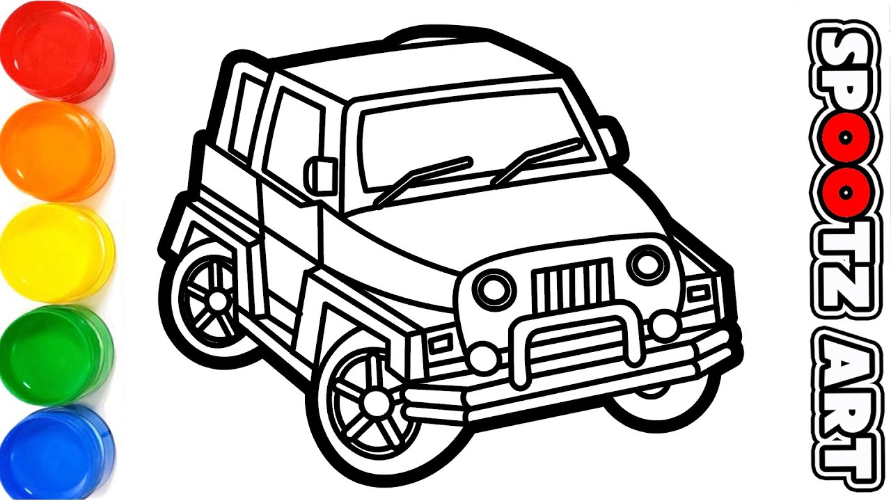 Detail Gambar Sketsa Mobil Jeep Nomer 10