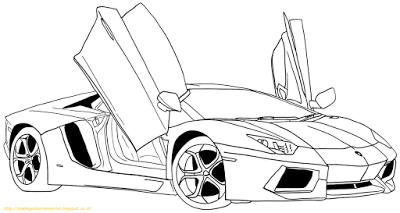 Gambar Sketsa Mobil Lamborghini - KibrisPDR