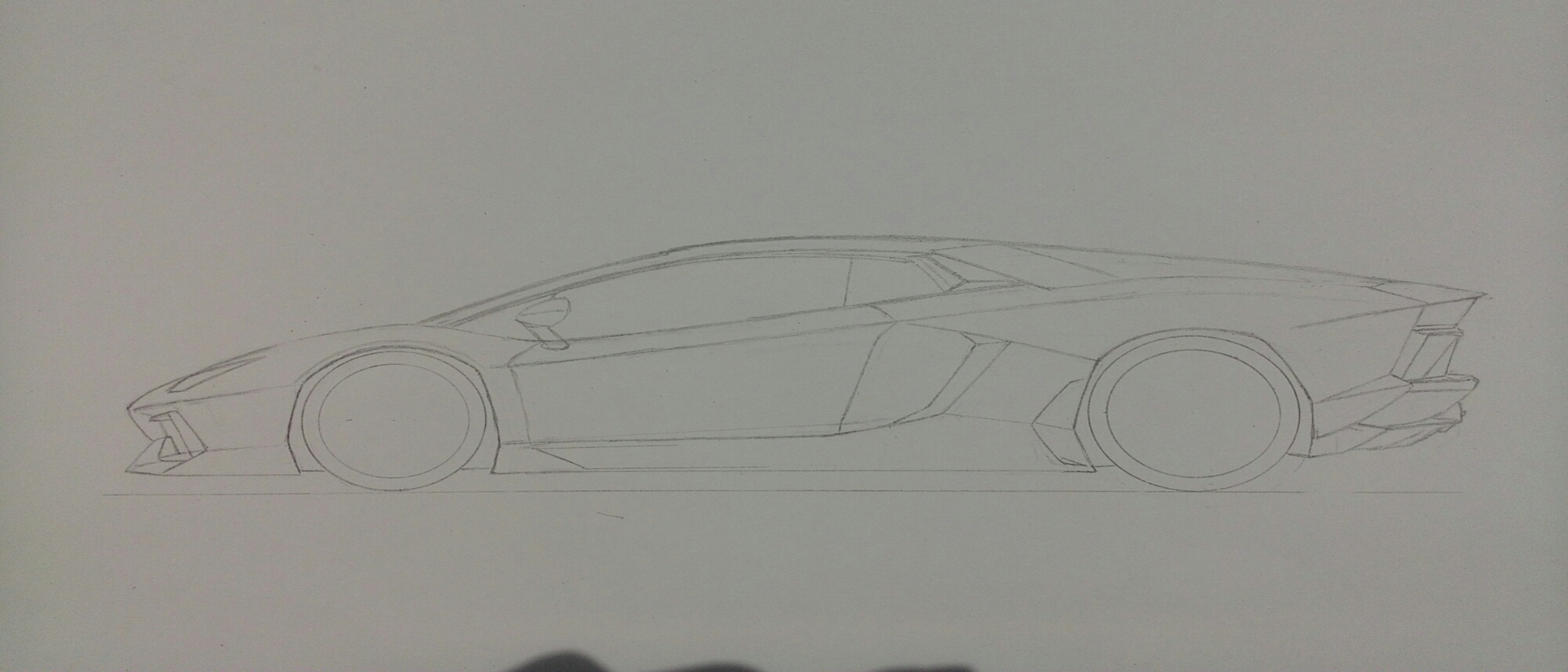 Detail Gambar Sketsa Mobil Lamborghini Nomer 12