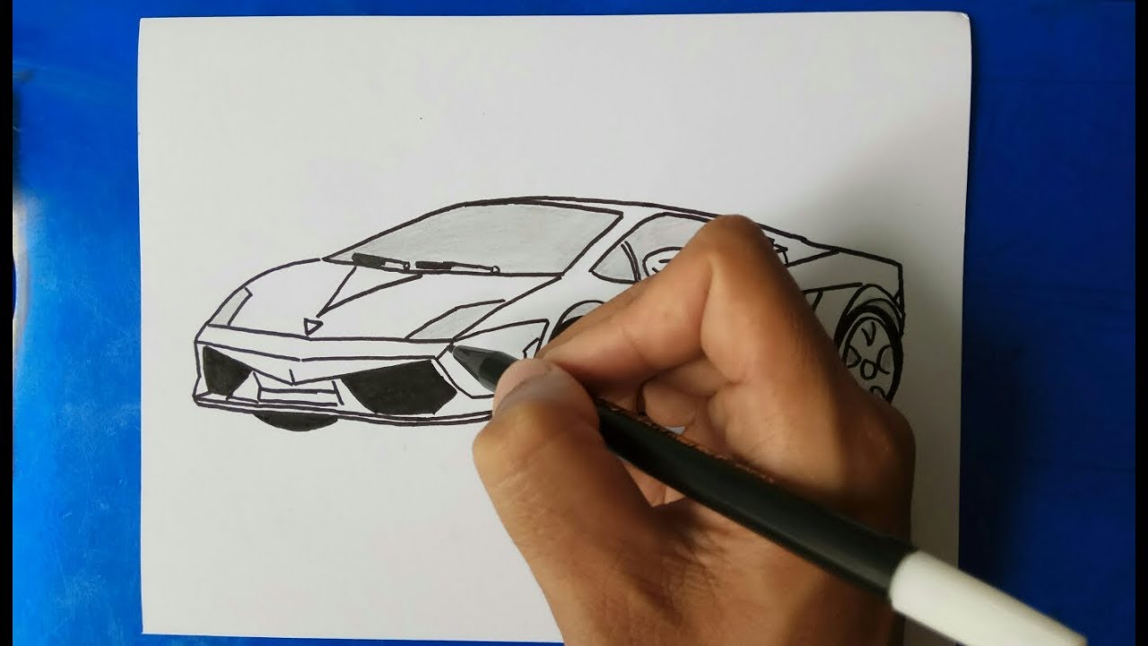 Detail Gambar Sketsa Mobil Lamborghini Nomer 22