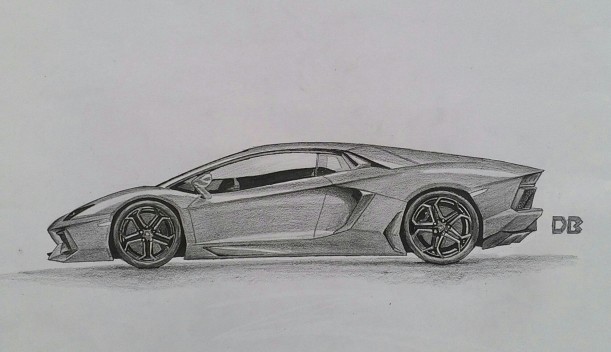 Detail Gambar Sketsa Mobil Lamborghini Nomer 24