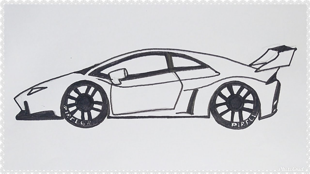 Detail Gambar Sketsa Mobil Lamborghini Nomer 4