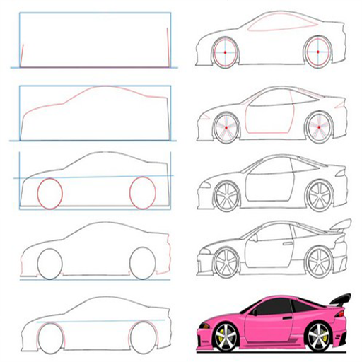 Detail Gambar Sketsa Mobil Lamborghini Nomer 34