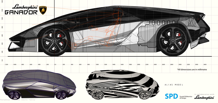 Detail Gambar Sketsa Mobil Lamborghini Nomer 49