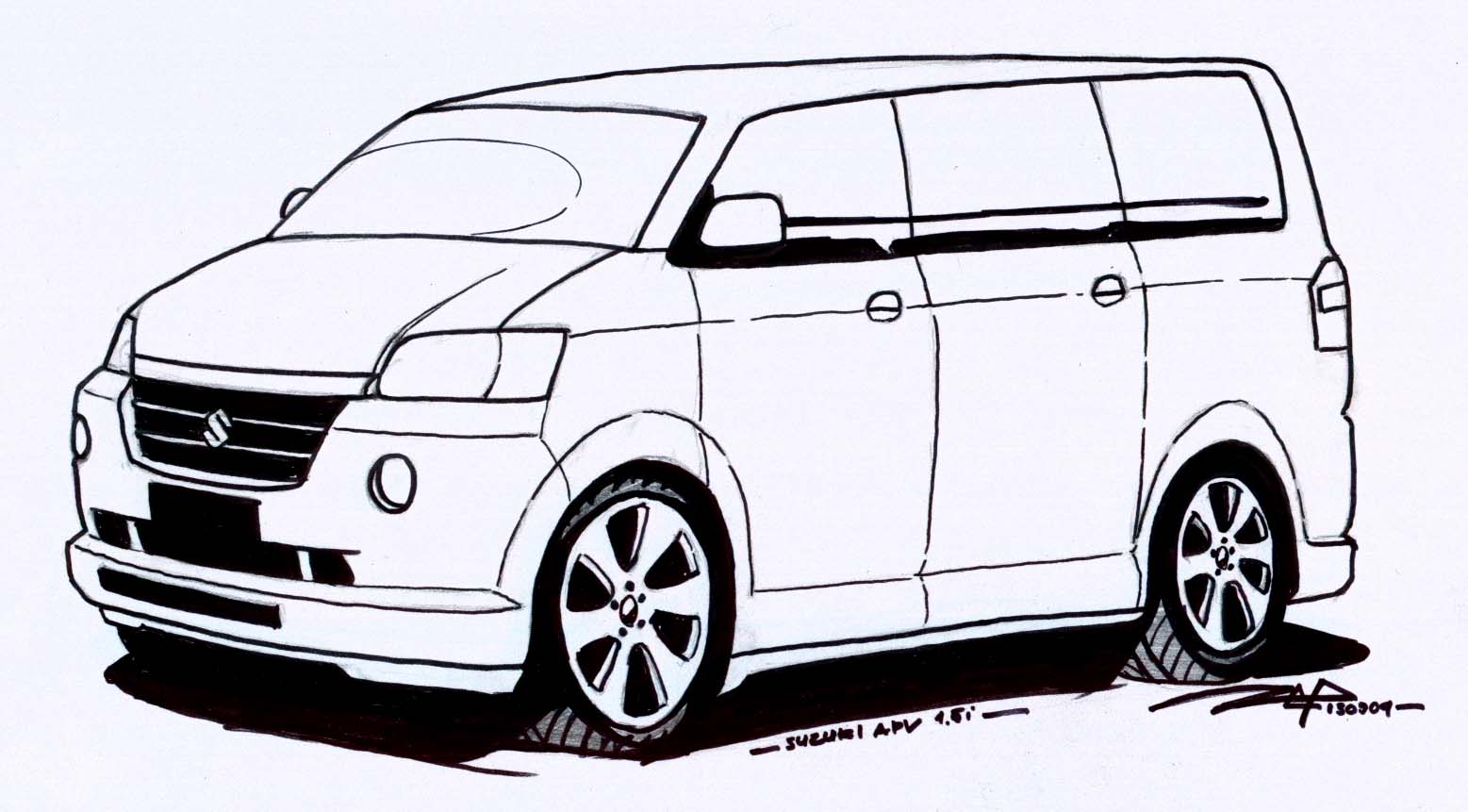 Detail Gambar Sketsa Mobil Mpv Nomer 55