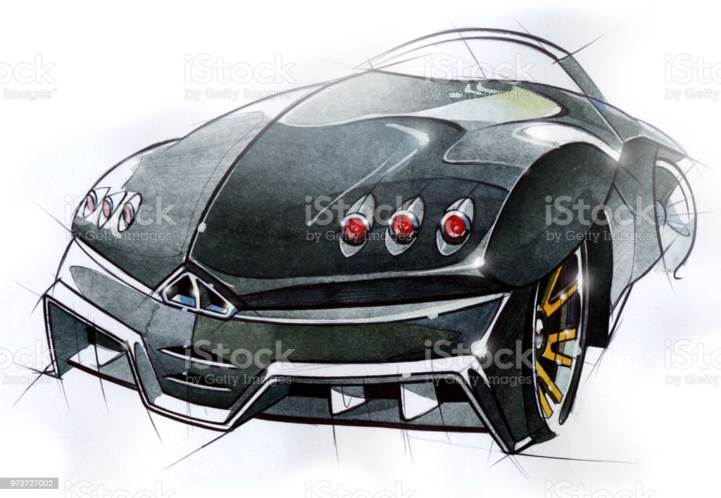 Detail Gambar Sketsa Mobil Sport Nomer 31