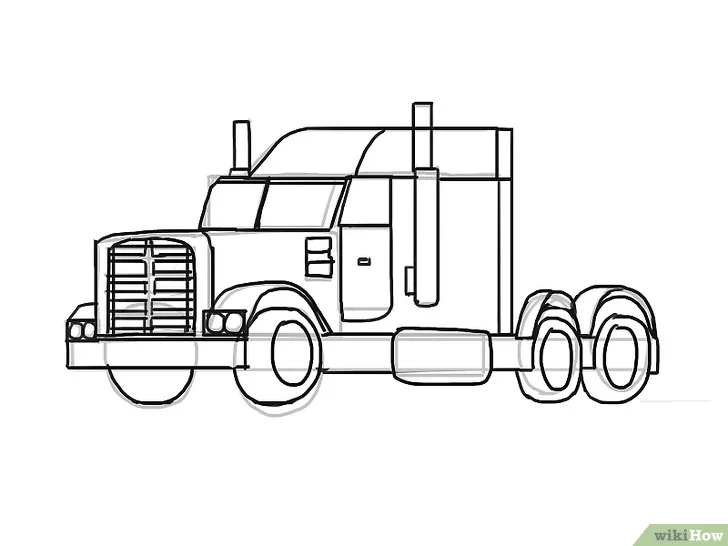 Detail Gambar Sketsa Mobil Truck Nomer 56