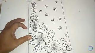 Detail Gambar Sketsa Motif Batik Bunga Nomer 35