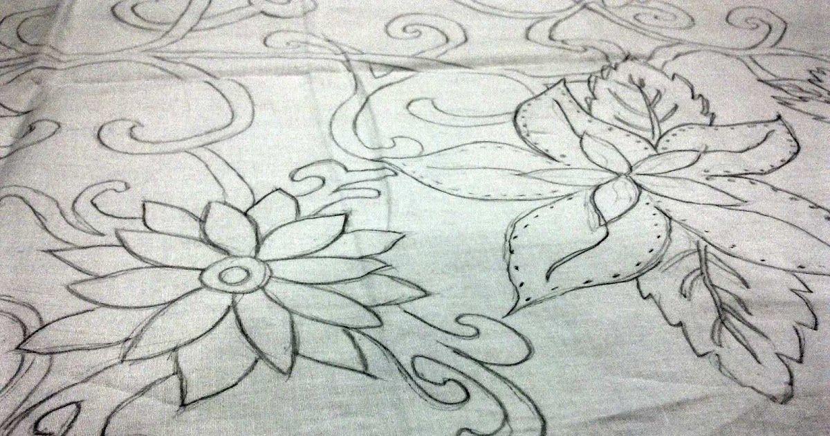 Detail Gambar Sketsa Motif Batik Bunga Nomer 53