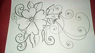 Detail Gambar Sketsa Motif Batik Bunga Sederhana Nomer 26