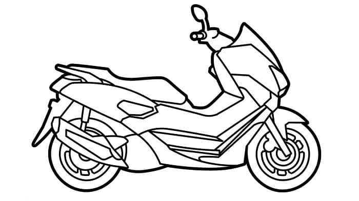 Gambar Sketsa Motor - KibrisPDR