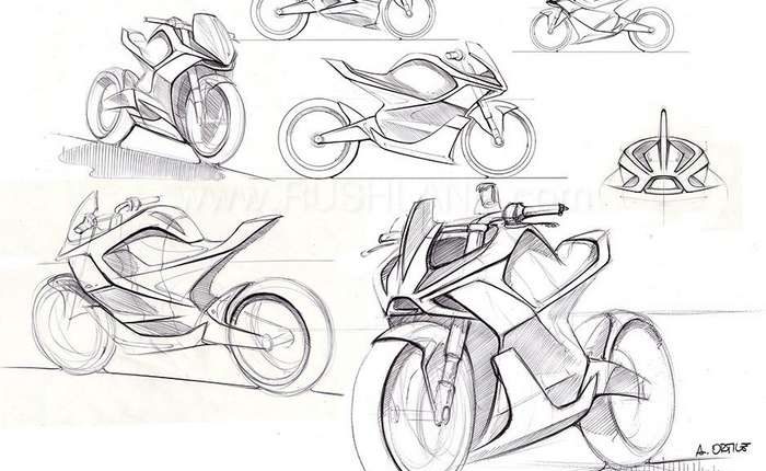 Detail Gambar Sketsa Motor Nomer 34