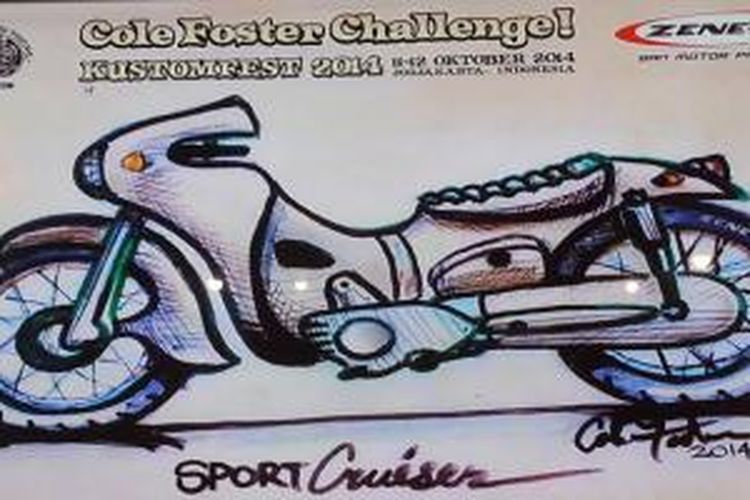 Detail Gambar Sketsa Motor Nomer 51