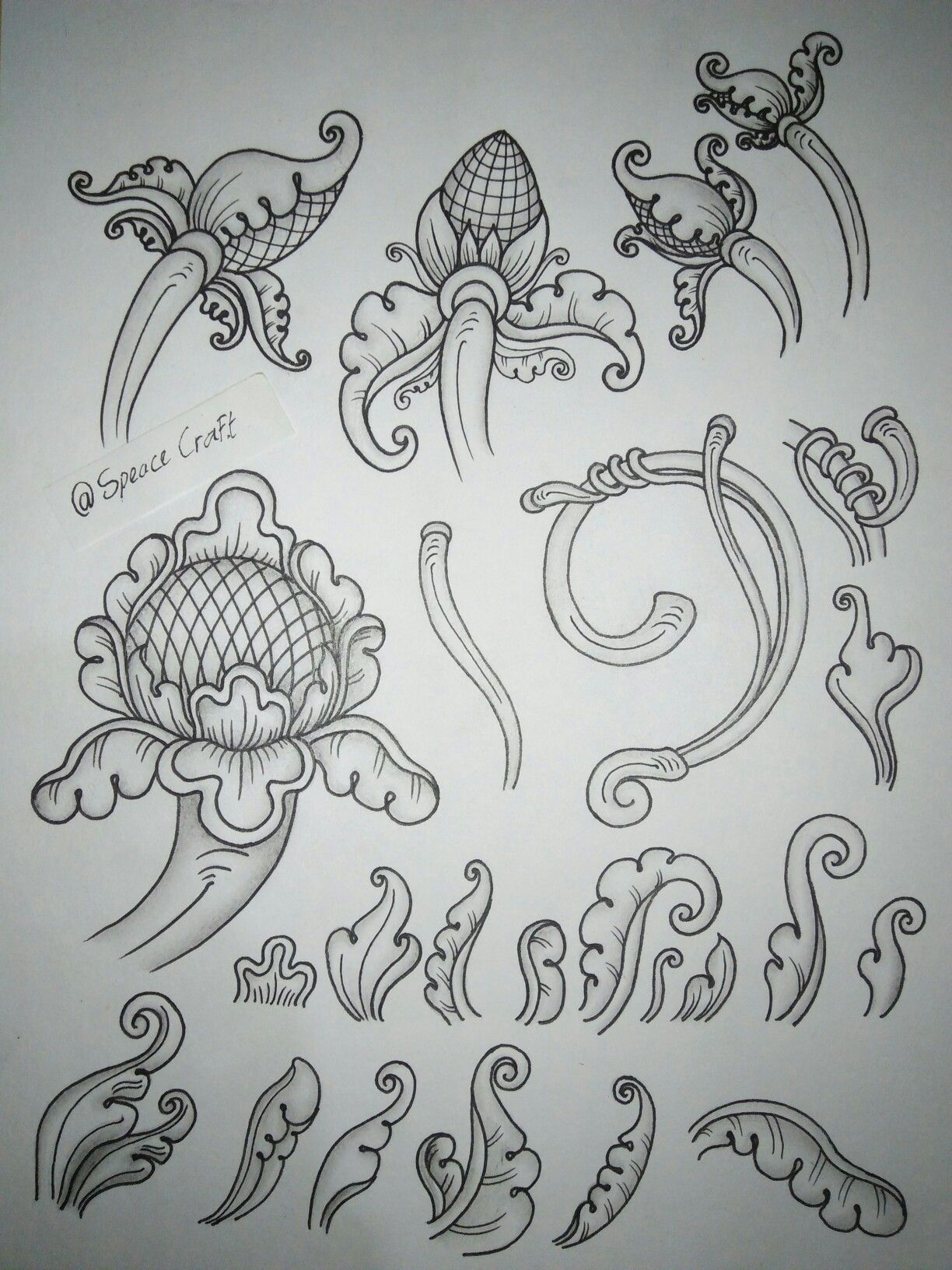 Gambar Sketsa Ornamen Baju - KibrisPDR