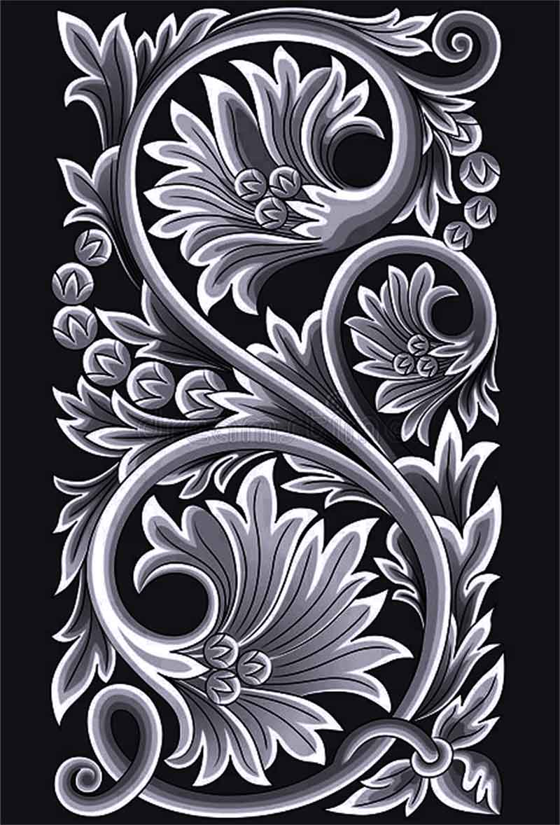 Detail Gambar Sketsa Ornamen Baju Nomer 19