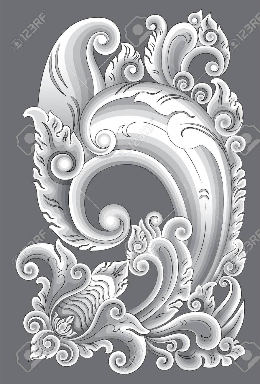 Detail Gambar Sketsa Ornamen Baju Nomer 3