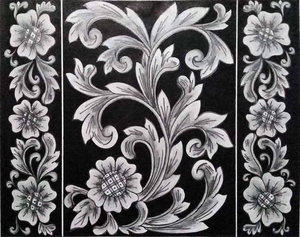 Detail Gambar Sketsa Ornamen Baju Nomer 31