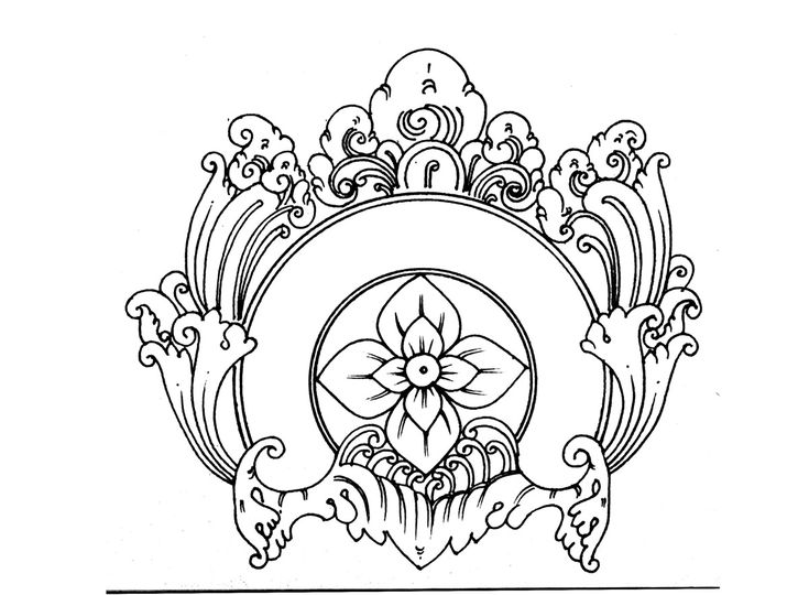 Detail Gambar Sketsa Ornamen Bali Nomer 6