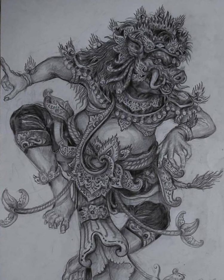 Detail Gambar Sketsa Ornamen Bali Nomer 40