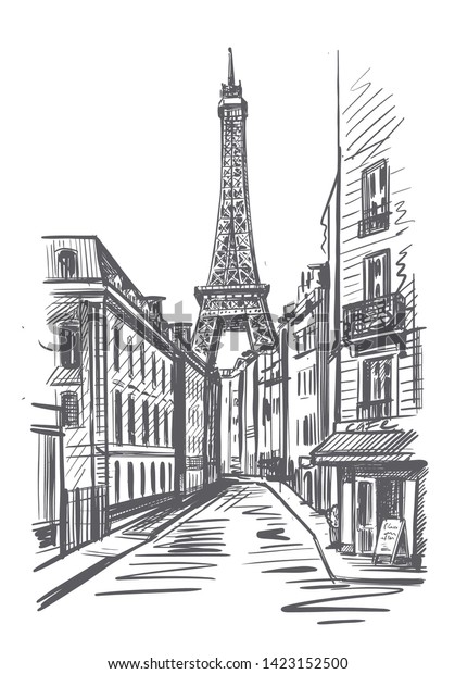 Detail Gambar Sketsa Paris Nomer 11