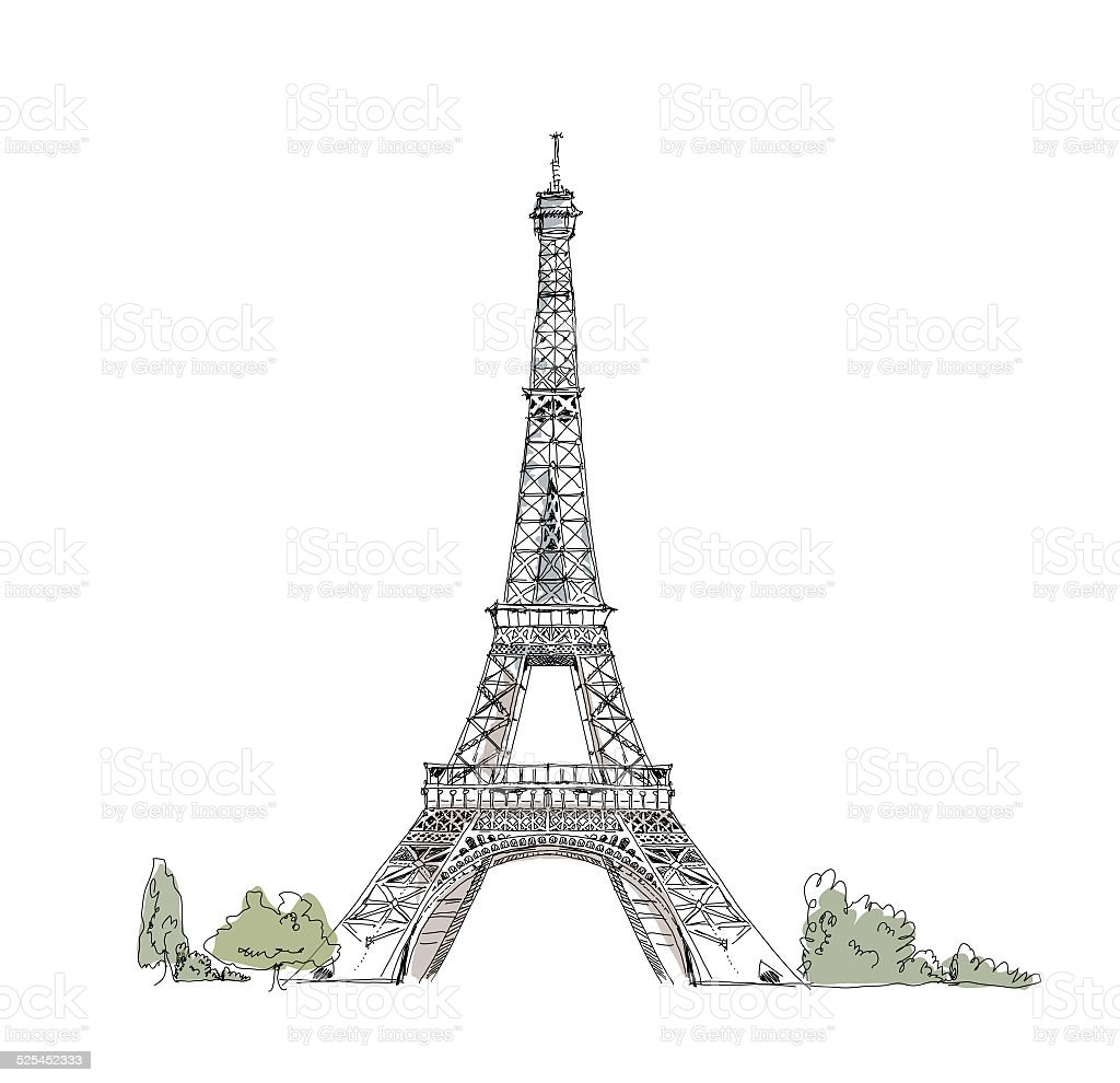 Detail Gambar Sketsa Paris Nomer 15