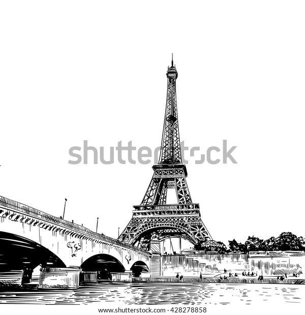 Detail Gambar Sketsa Paris Nomer 7