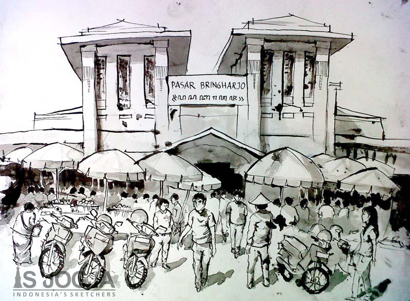 Detail Gambar Sketsa Pasar Nomer 5