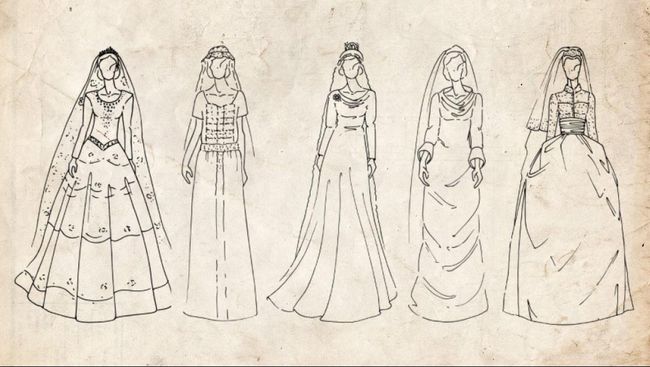 Detail Gambar Sketsa Pengantin Nomer 47