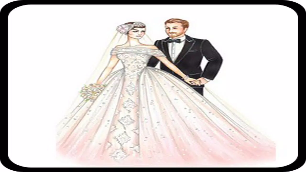 Detail Gambar Sketsa Pengantin Nomer 52