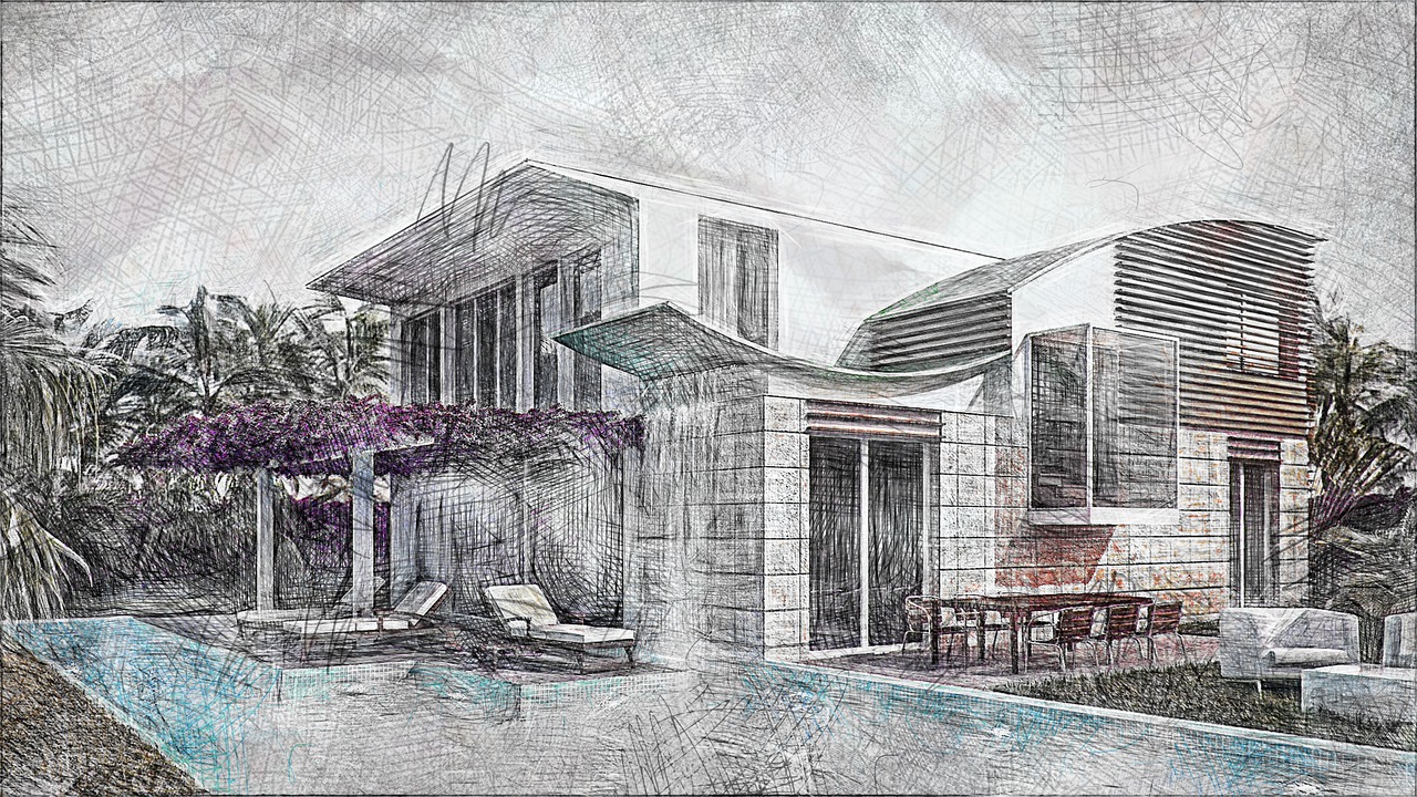 Detail Gambar Sketsa Pensil Rumah Sederhana Nomer 21