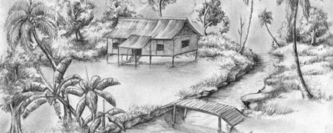 Detail Gambar Sketsa Pensil Rumah Sederhana Nomer 56