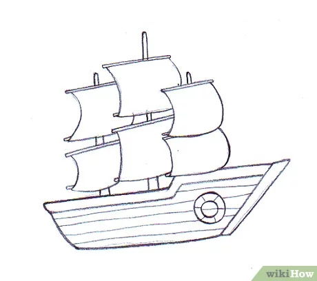 Detail Gambar Sketsa Perahu Nomer 4