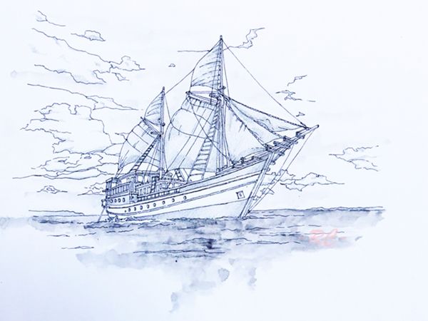 Detail Gambar Sketsa Perahu Nomer 44