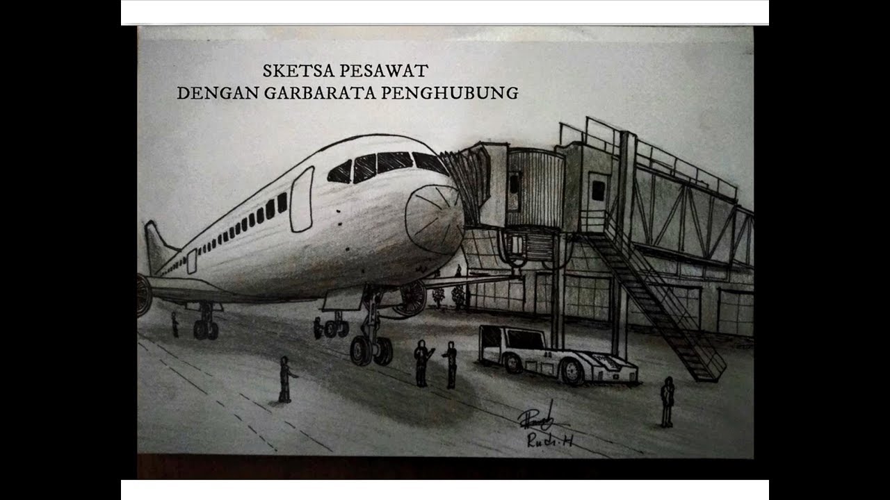 Detail Gambar Sketsa Pesawat Nomer 54