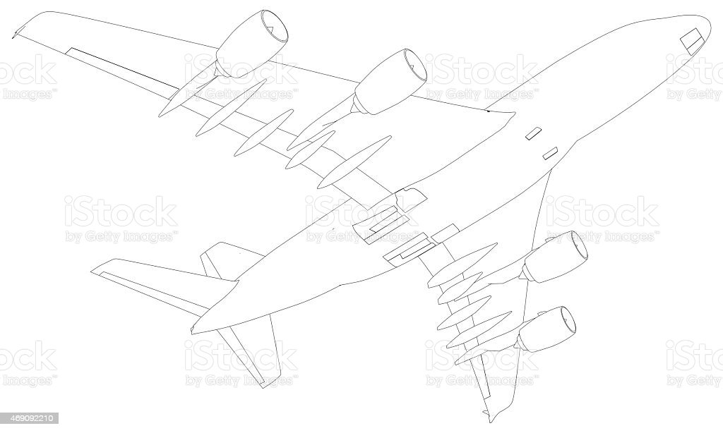 Detail Gambar Sketsa Pesawat Terbang Nomer 38