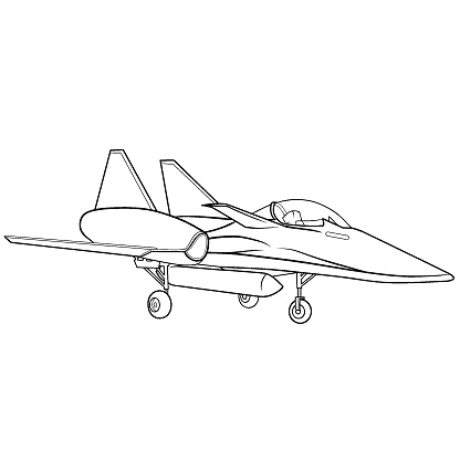 Detail Gambar Sketsa Pesawat Terbang Jet Nomer 20