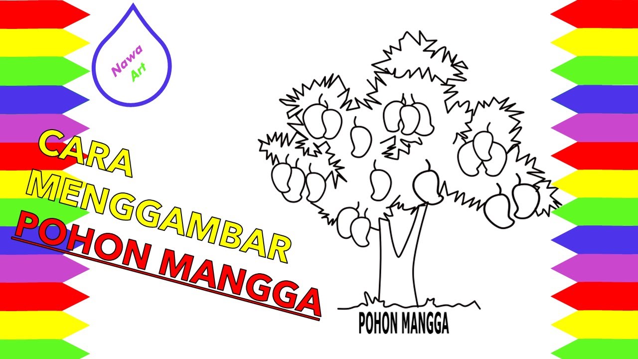 Detail Gambar Sketsa Pohon Mangga Nomer 55